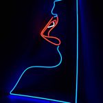 Visage encadre - Neon LED Classic