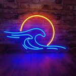 Soleil et vagues - Neon LED Classic