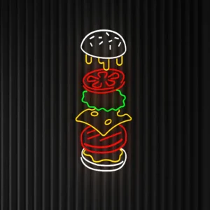 Burger - Neon LED Classic
